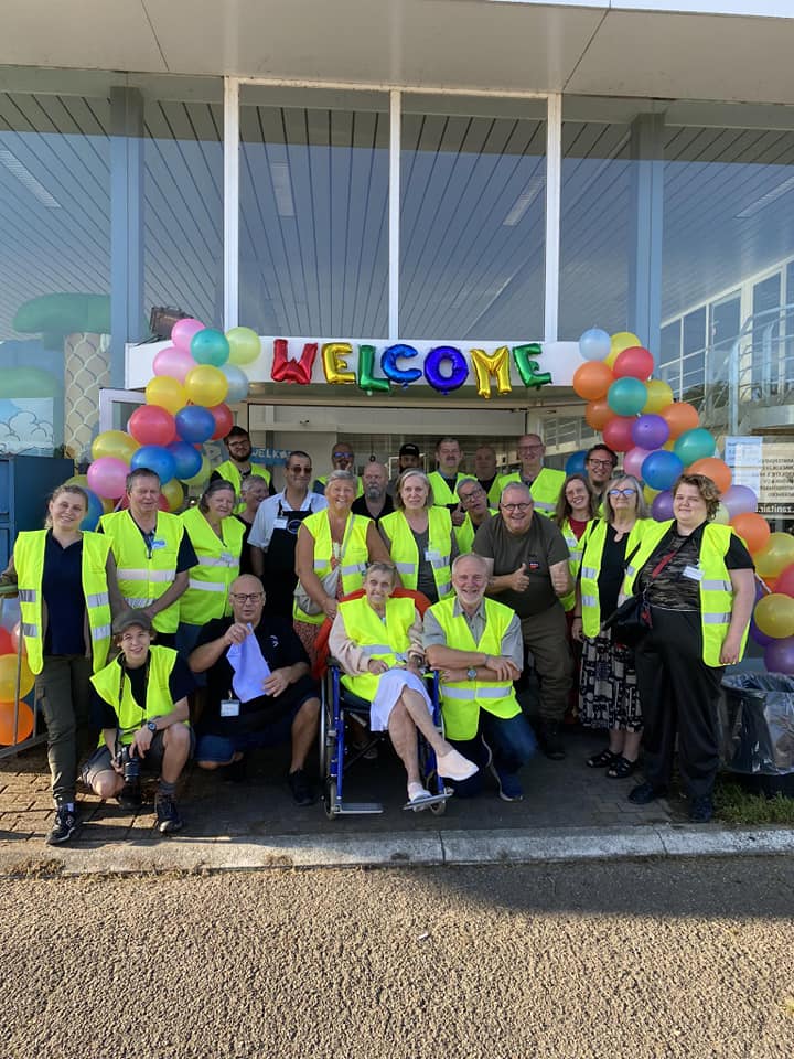 Team Hope in actie